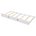 Luxystar Letto a Castello in Legno Queen Size con Letto Estraibile per la Stanza dei Bambini e l'Appartamento