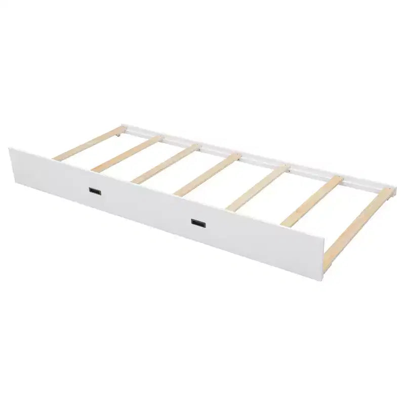 Luxystar Letto a Castello in Legno Queen Size con Letto Estraibile per la Stanza dei Bambini e l'Appartamento