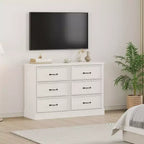 Comodino Moderno con Cassetti, Mobile Contenitore  Perfetto per la Camera da Letto, Organizer con Cassetti, Legno Robusto, Design Salvaspazio  Nero Venatura del Legno