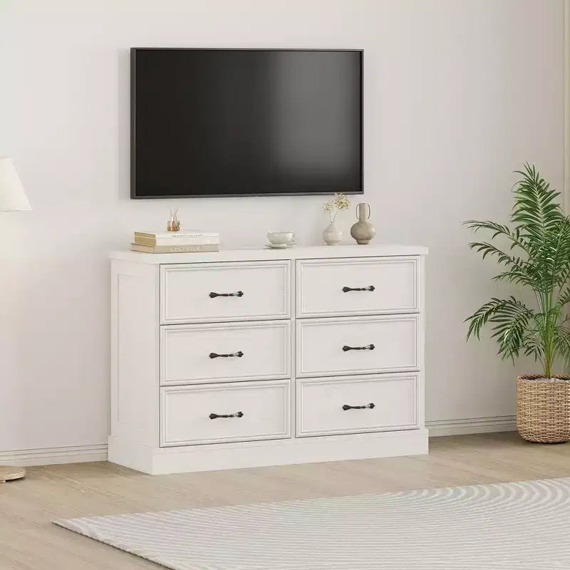 Comodino Moderno con Cassetti, Mobile Contenitore  Perfetto per la Camera da Letto, Organizer con Cassetti, Legno Robusto, Design Salvaspazio  Nero Venatura del Legno