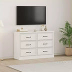 Comodino Moderno con Cassetti, Mobile Contenitore  Perfetto per la Camera da Letto, Organizer con Cassetti, Legno Robusto, Design Salvaspazio  Nero Venatura del Legno