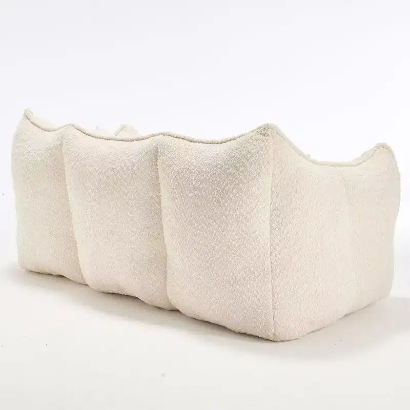 TUYOHW Poltrona Sacco con Braccioli, Divano da Terra in Schiuma ad Alta Resilienza per 2, Comoda Poltrona Divano Lazy per un Salotto Moderno
