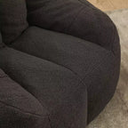 TUYOHW Poltrona Sacco in Tessuto Teddy Peluche, Poltrona da Pavimento in Memory Foam per un Comfort Morbido, Moderna Poltrona Gaming per il Soggiorno