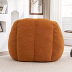 TUYOHW Poltrona Sacco in Tessuto Teddy Peluche, Poltrona da Pavimento in Memory Foam per un Comfort Morbido, Moderna Poltrona Gaming per il Soggiorno
