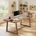 EROMMY 72 Solid Wood Dining Table For 6 People