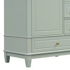 Mobile bagno 30 pollici con lavabo, Mobiletto contenitore da bagno con cassetti e ripiano, Mobile da bagno con lavabo singolo