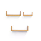 Mensola sospesa in acero da 14 pollici con staffa invisibile, perfetta come decorazione per bagno/camera da letto/cucina o come supporto per libri/piante, facile da installare.