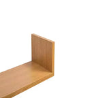 Mensola sospesa in acero da 14 pollici con staffa invisibile, perfetta come decorazione per bagno/camera da letto/cucina o come supporto per libri/piante, facile da installare.