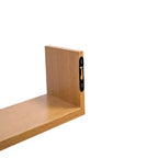 Mensola sospesa in acero da 14 pollici con staffa invisibile, perfetta come decorazione per bagno/camera da letto/cucina o come supporto per libri/piante, facile da installare.