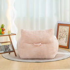 TUYOHW Poltrona Sacco in Velluto a Coste, Divano Sacco Gigante Moderno con Braccioli e Schiuma ad Alta Resilienza, Comoda Poltrona Relax per il Soggiorno