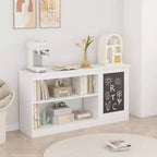 Libreria e armadietto portagiochi 3 in 1 per bambini con lavagna – Organizzatore moderno bianco per sala giochi