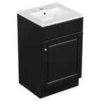 Mobiletto da bagno salvaspazio 20, mobiletto da bagno con lavabo singolo e mensola