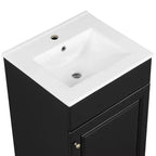 Mobiletto da bagno salvaspazio 20, mobiletto da bagno con lavabo singolo e mensola