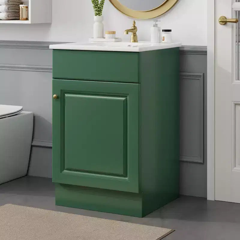Mobiletto da bagno salvaspazio 20, mobiletto da bagno con lavabo singolo e mensola