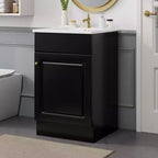 Mobiletto da bagno salvaspazio 20, mobiletto da bagno con lavabo singolo e mensola
