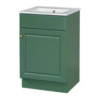 Mobiletto da bagno salvaspazio 20, mobiletto da bagno con lavabo singolo e mensola