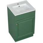 Mobiletto da bagno salvaspazio 20, mobiletto da bagno con lavabo singolo e mensola