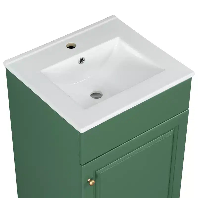 Mobiletto da bagno salvaspazio 20, mobiletto da bagno con lavabo singolo e mensola