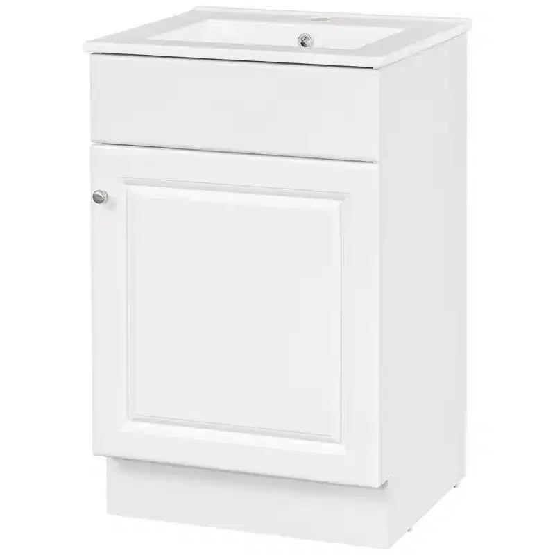 Mobiletto da bagno salvaspazio 20, mobiletto da bagno con lavabo singolo e mensola