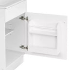 Mobiletto da bagno salvaspazio 20, mobiletto da bagno con lavabo singolo e mensola