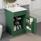 Mobiletto da bagno salvaspazio 20, mobiletto da bagno con lavabo singolo e mensola