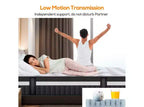 Materasso King da 14 Pollici, Memory Foam Gel e Molle Insacchettate Indipendenti, Rinfrescante, Media Durezza, Certificato CertiPUR-US, Materasso in Scatola