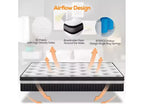 Materasso King da 14 Pollici, Memory Foam Gel e Molle Insacchettate Indipendenti, Rinfrescante, Media Durezza, Certificato CertiPUR-US, Materasso in Scatola