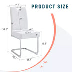 MAYEERTY Set di 4 Sedie da Pranzo Spesse con Comfort Ergonomico per Casa e Ufficio
