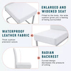 MAYEERTY Set di 4 Sedie da Pranzo Spesse con Comfort Ergonomico per Casa e Ufficio