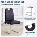 MAYEERTY Set di 4 Sedie da Pranzo Spesse con Comfort Ergonomico per Casa e Ufficio