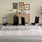 MAYEERTY Set of 4 Thickened Dining Chairs with Ergonomic Comfort for Home Office