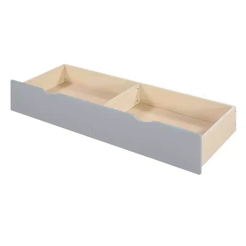 Telaio letto a casetta Whisen, per bambini, con divano, due cassetti e ripiano portaoggetti