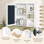 CASAINC Armadietto a Specchio da 30'' x 28'' a Parete con Specchio e Organizer