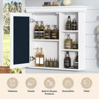 CASAINC Armadietto a Specchio da 30'' x 28'' a Parete con Specchio e Organizer