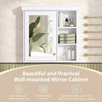 CASAINC Armadietto a Specchio da 30'' x 28'' a Parete con Specchio e Organizer