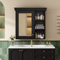 CASAINC 30'' x 28'' Wall Mounted Medicine Cabinet with Mirror & Storage Organizer