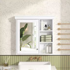 CASAINC Armadietto a Specchio da 30'' x 28'' a Parete con Specchio e Organizer