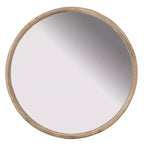 Specchio da parete rotondo in legno da 71 cm