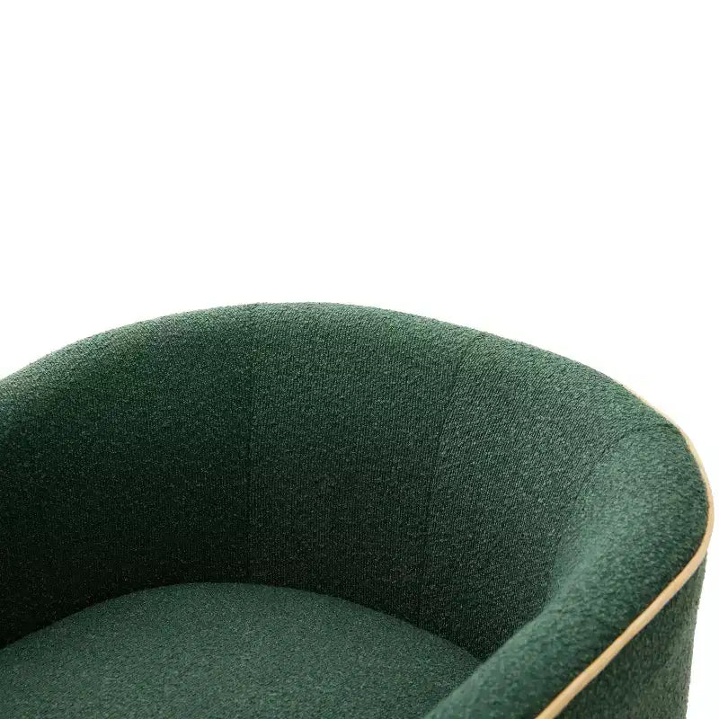 Christopher Knight Home Rena Poltrona Girevole Accent con Rivestimento in Bouclé e Struttura in Ferro Moderno a 360°