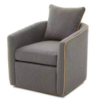 Christopher Knight Home Rena Poltrona Girevole Accent con Rivestimento in Bouclé e Struttura in Ferro Moderno a 360°