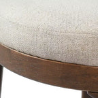 Sgabelli da Bar Imbottiti Christopher Knight Home Tadashi Modern in Legno di Gomma (Set di 4)