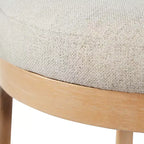 Sgabelli da Bar Imbottiti Christopher Knight Home Tadashi Modern in Legno di Gomma (Set di 4)
