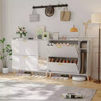 Armoire de rangement avec étagères réglables pour entrée, chambre, salon
