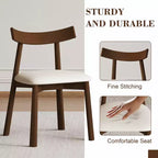 GDFStudio Camden Set da Pranzo 7 Pezzi con Base Contenitore e Sedie in Ecopelle