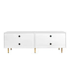 JVNOXK Mobile TV moderno bianco caldo da 180 cm, adatto per TV da 80 pollici, quattro cassetti per una comoda conservazione, adatto per soggiorni e camere da letto