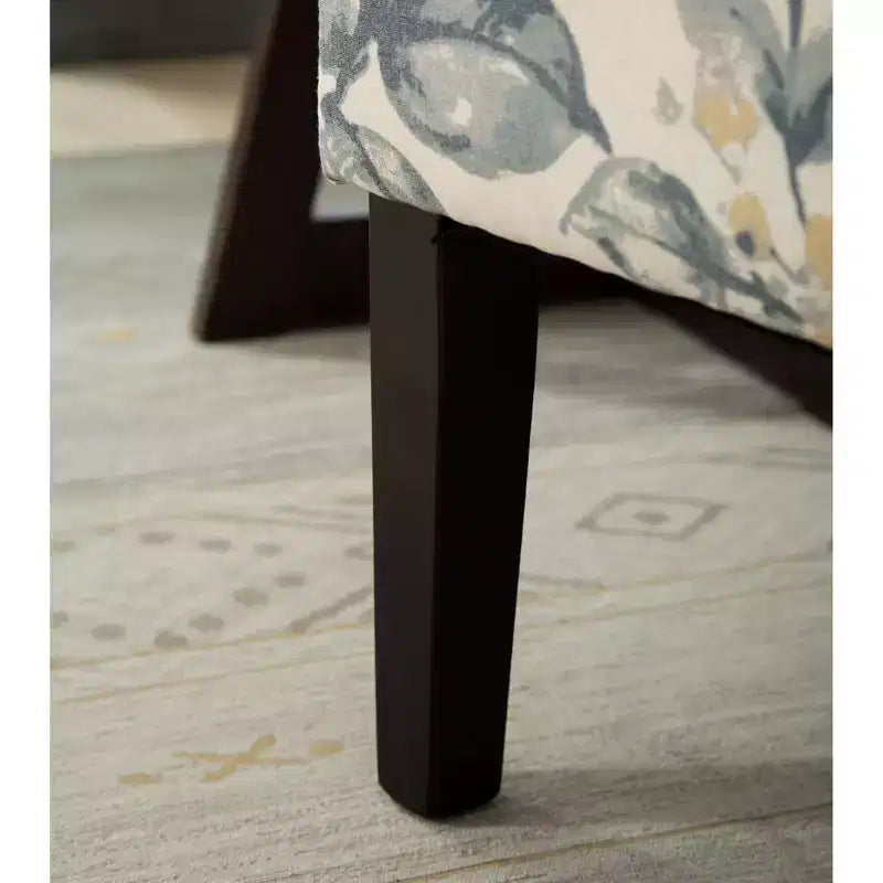TUYOHW Poltrona Moderna con Stampa, Comoda Sedia Imbottita con Schienale di Media Altezza, Sedia Senza Braccioli, Poltrona per Soggiorno, Camera da Letto