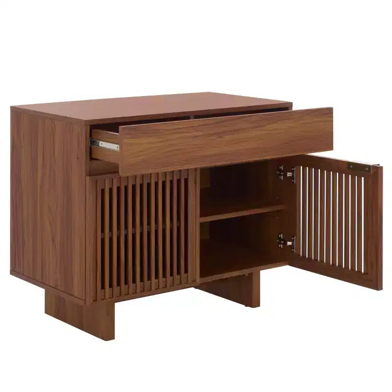 Comodino Quaid con 1 cassetto e 2 ante - NST3104 - Safavieh