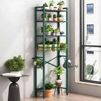 Scaffale portaoggetti da bagno (verde-nero)