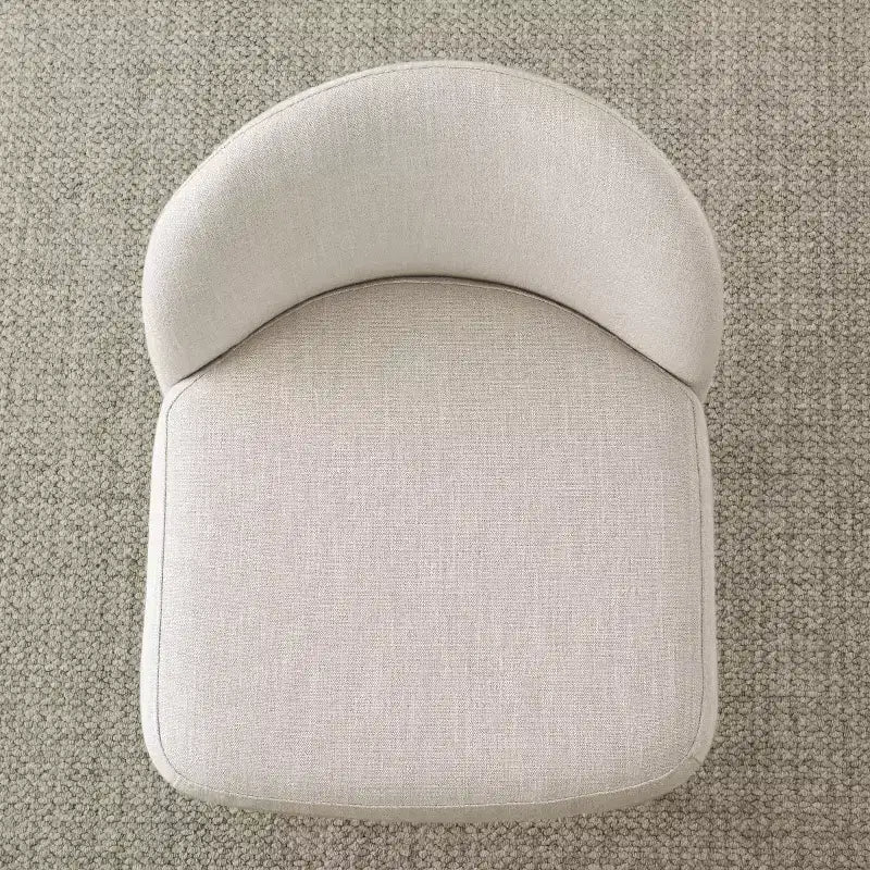 Set di 2 moderni sgabelli da bar ad altezza bancone, sedie da isola cucina imbottite in lino da 26 pollici con gambe in legno massello e schienale curvo - Panipeachy