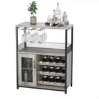 Mobiletto del vino con scomparti regolabili e rimovibili per cucina e soggiorno